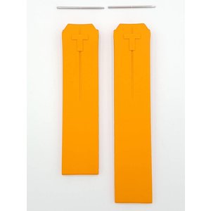 Tissot Tissot Z353 & Z253 Correa De Reloj Color Naranja Silicona 20 mm