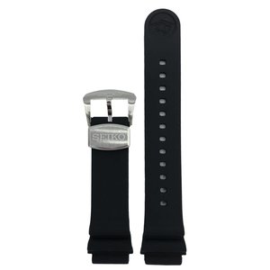 Seiko Seiko Zimbe Sumo 6R15-03X0 Black Silicon Watch Strap 20mm SPB055J1 Prospex