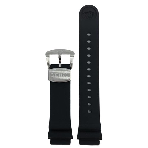 Seiko Seiko Zimbe Sumo 6R15-03X0 Black Silicon Watch Strap 20mm SPB055J1 Prospex