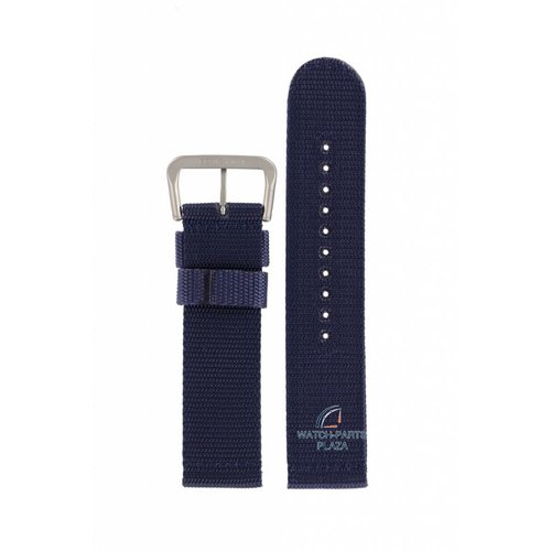 Seiko Horlogeband voor Seiko 7S36-03J0 Blauwe canvas nylon band 22 mm SNZG11 4A215JL