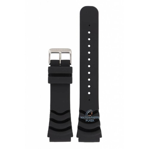 Seiko Seiko 4R36 en 7S36 Horlogeband zwart 5 Sports Diver 22mm