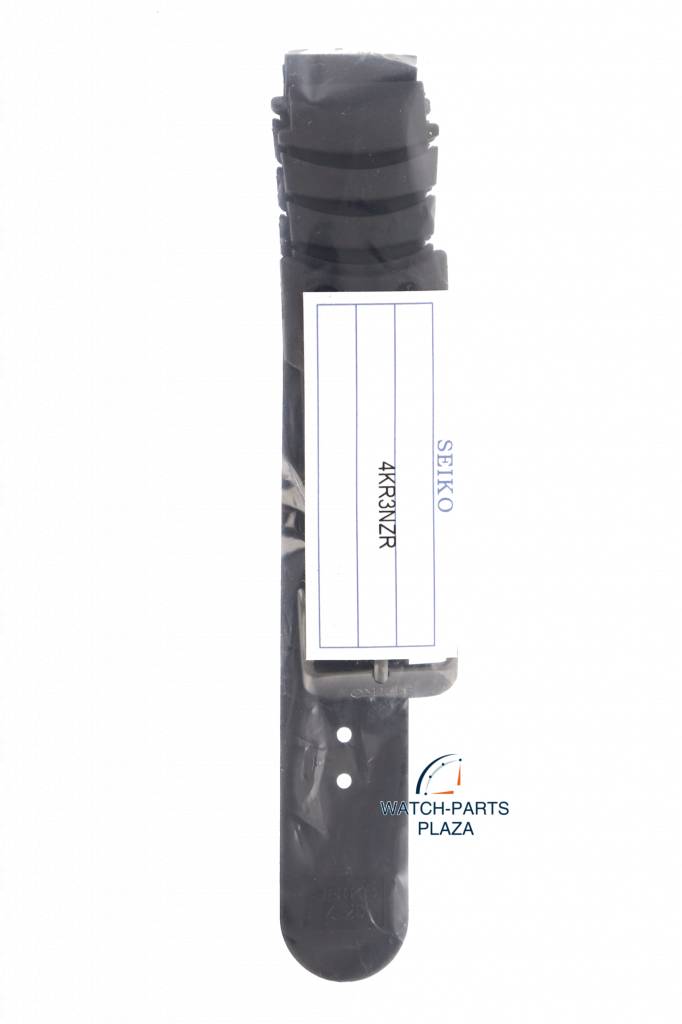 Watchstrap for Seiko Kinetic SKA427, SKA579 black Z 20 mm - WatchPlaza