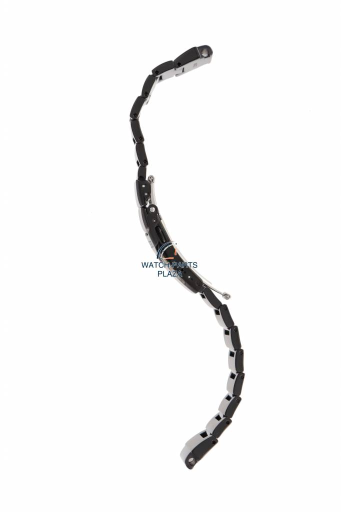Watch bracelet Seiko Monster 4R36 & 7S26 Black Steel 49X8 GCZ Genuine -  WatchPlaza