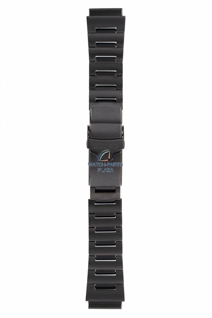 Watch bracelet Seiko Monster 4R36 & 7S26 Black Steel 49X8 GCZ Genuine -  WatchPlaza