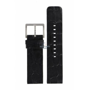 DKNY DKNY NY-3396 Watch Band Black Leather 24 mm