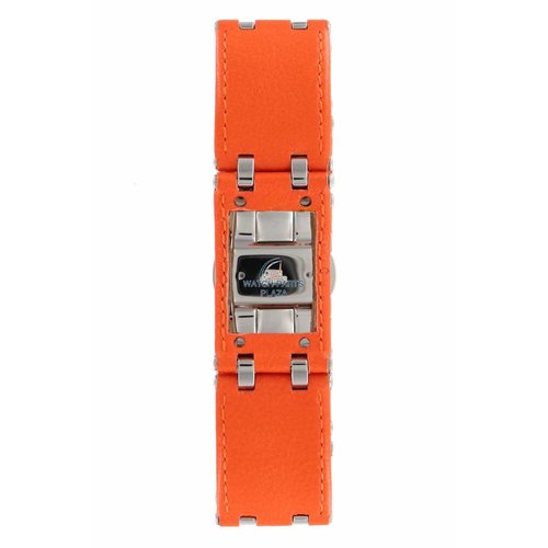 Armani Armani AR-5498 pulseira de relógio de couro laranja 22 mm