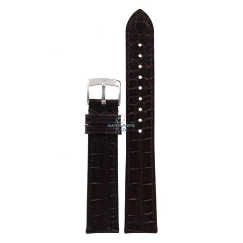 Watchband for Armani AR0404 18mm brown - Marco Small - WatchPlaza