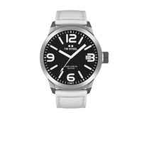 TW Steel TWMC45 watch with white leather strap