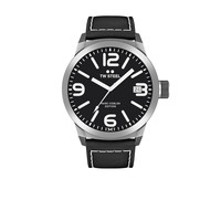 TW Steel TWMC54 watch with black leather strap