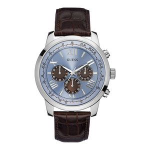 Guess Guess Horizon W0380G6 watch 45mm with brown leather strap