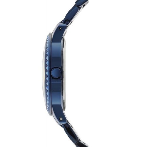 Guess Watch Guess W0502L4 Indulge analogue ladies watch blue 36mm steel - Iconic Blue