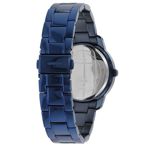 Guess Watch Guess W0502L4 Indulge analogue ladies watch blue 36mm steel - Iconic Blue