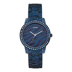 Guess Guess Indulge W0502L4 horloge blauw 36 mm dames