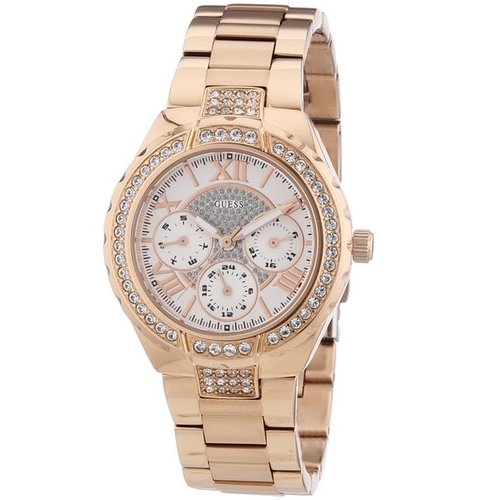 Guess Watch Guess W0111L3 Viva analog ladies watch rose colored 36mm steel