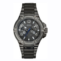 Guess Rigor W0218G1 men's watch dark gray 45 mm