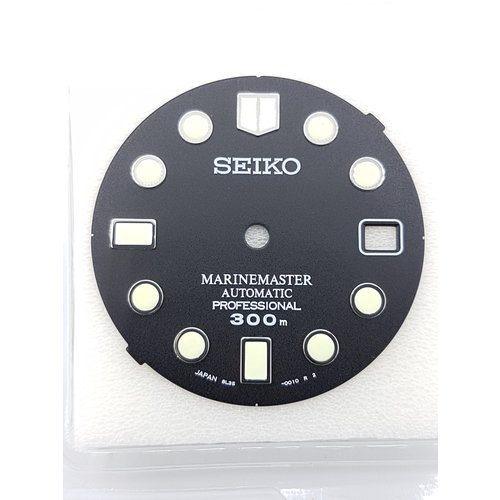 Seiko Seiko 8L350010XB33 wijzerplaat zwart SBDX017 MarineMaster