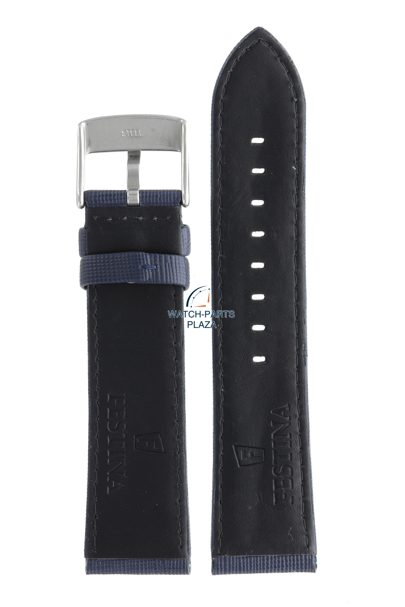 krise Derfor essens Festina BC08094 Watch band F16607 blue leather 23 mm - Multifunction -  WatchPlaza