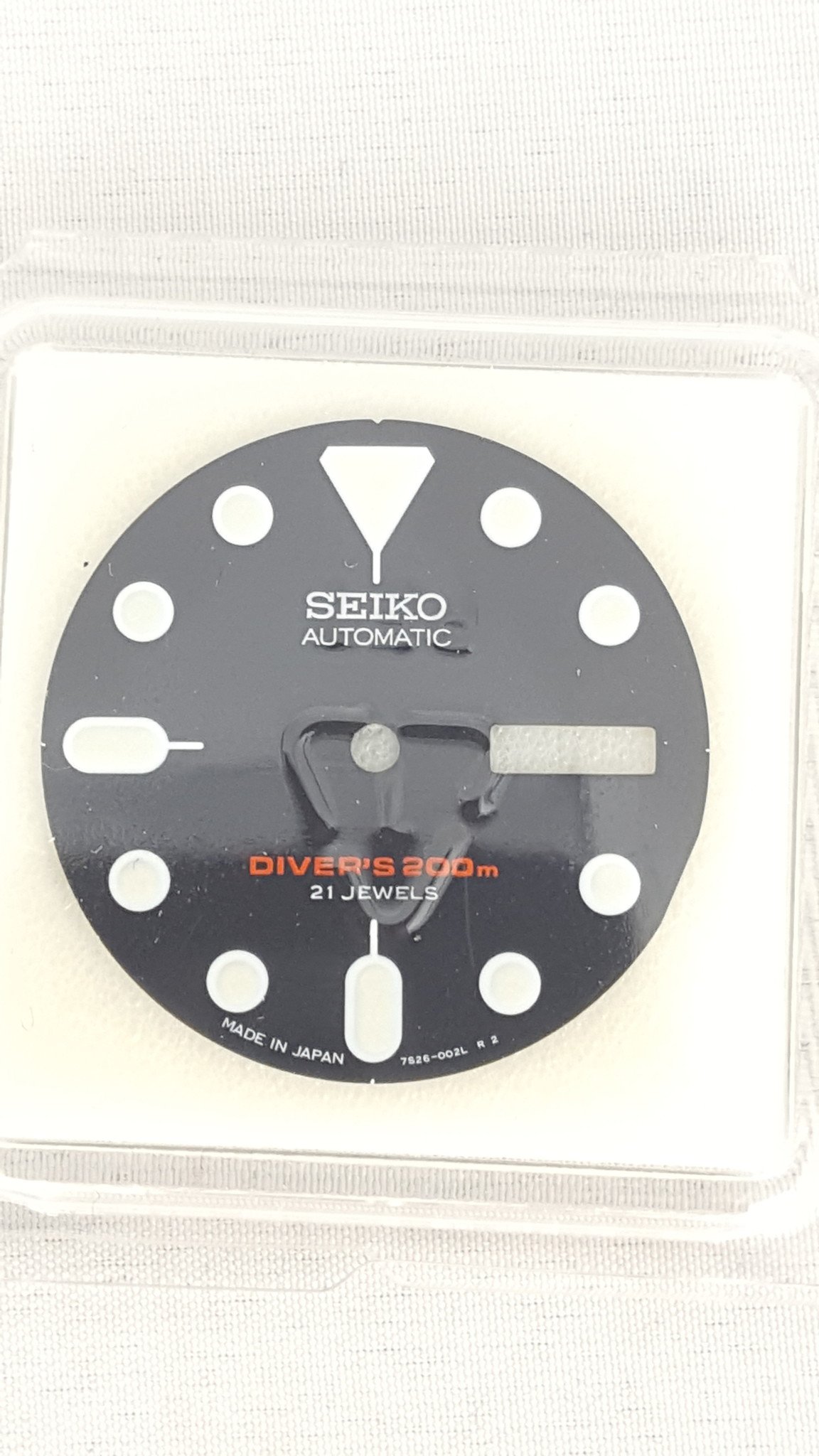 Seiko 7S26002LXB19 dial black SKX007K1, SKX007J1 SKX Diver - WatchPlaza