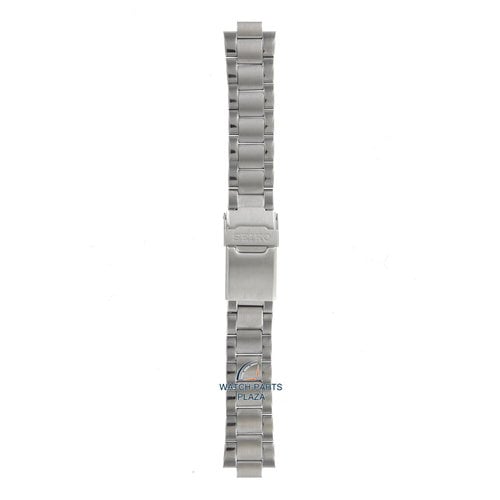 Seiko Seiko 48T8JG Horlogeband SKJ, SMY - 5M43 & 5M63 Grijs Roestvrijstaal 10 mm - Kinetic