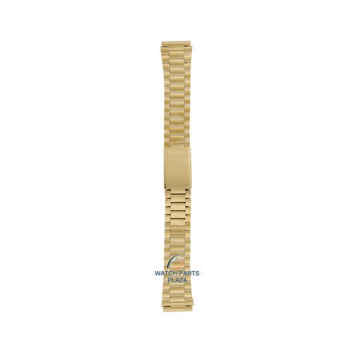 Seiko Seiko G1226G Horlogeband 7009, 7S26 & 6309 Goudkleurig Roestvrijstaal 18 mm - 5