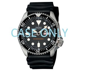 Seiko 7S26-0020 watch case complete SKX007J1, SKX007J2 black 