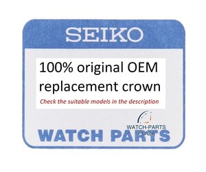 Seiko 1E50AASTS1 crown with stem 4-marker for SKZ207, 209, 211 & 219 -  WatchPlaza
