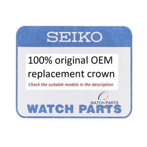 Seiko Seiko 1E50AASTS1 crown with stem '4'-marker 7S36 01E0 & 01H0
