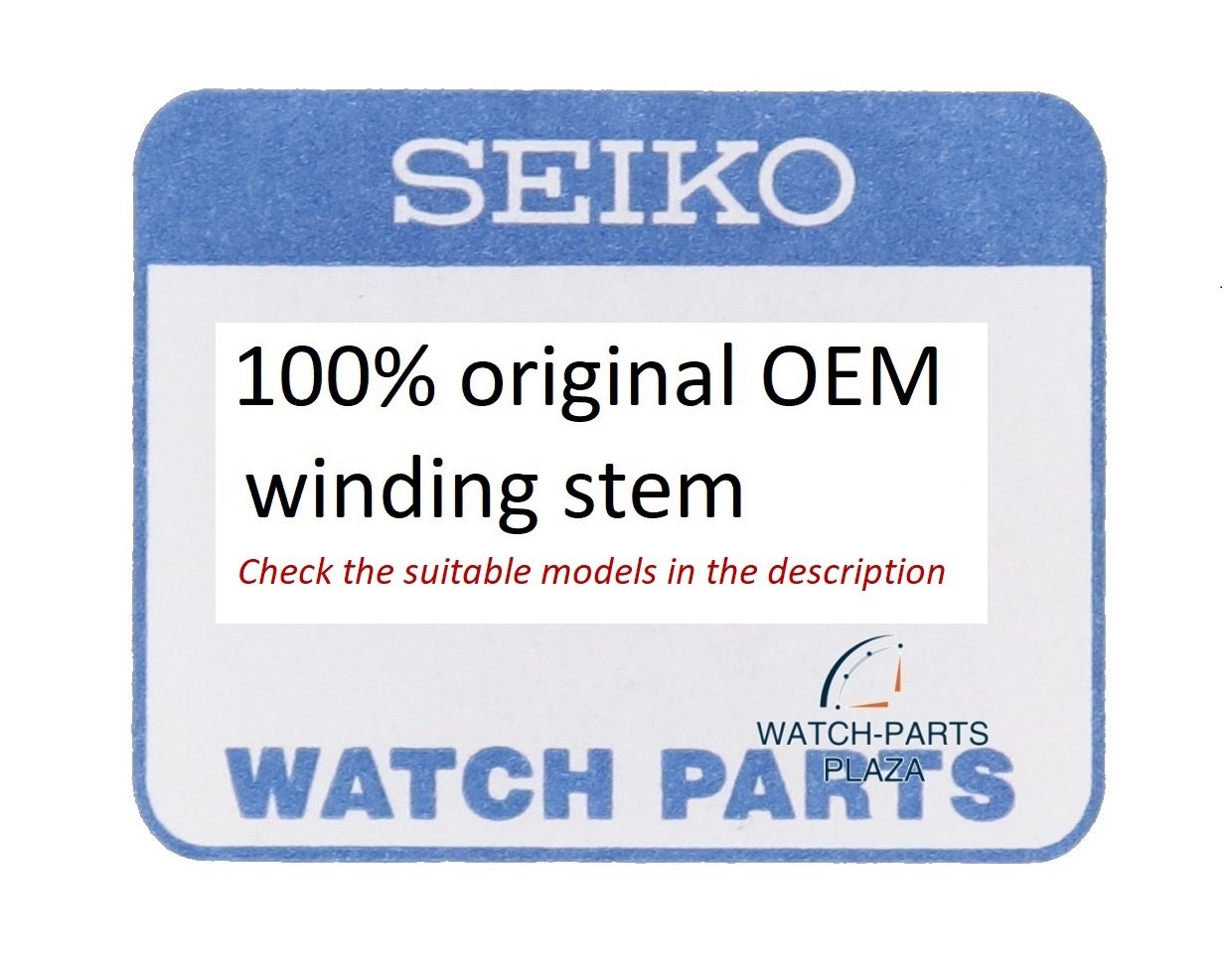 Seiko 0351653 winding stem Kinetic 5M22, 5M42, 5M62, 5M82, 5M83, 5M84, -  WatchPlaza