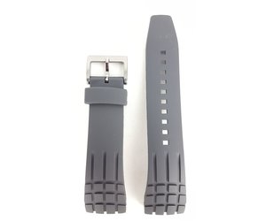 Watch Band For Seiko 7T62-0KH0 / 7T92-0NJ0 / 6G34-00K0 Black Rubber -  WatchPlaza