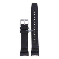 Citizen BN0100-00E & BN0120-02W Horlogeband Zwart Siliconen 23 mm
