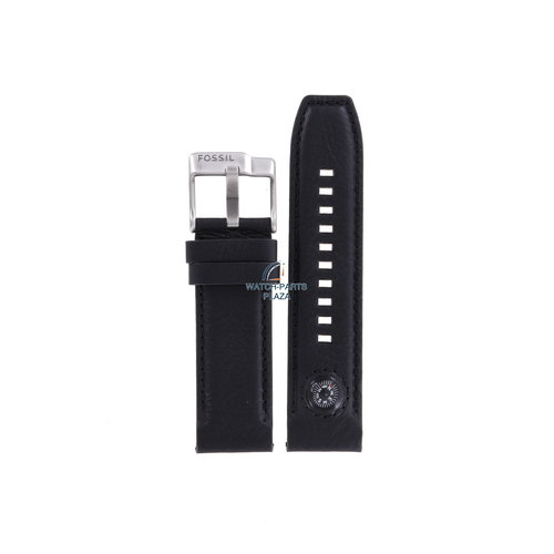 Fossil Fossil JR1138 Watch Band Black Leather 24 mm