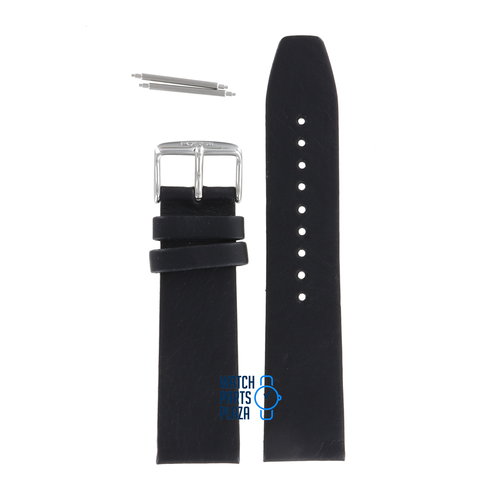 Fossil Fossil JR8120 Watch Band Black Leather 22 mm