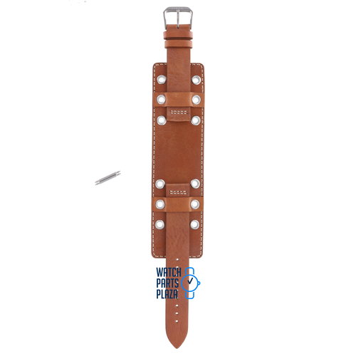 Fossil Fossil JR8149 Watch Band Brown Leather 18 mm