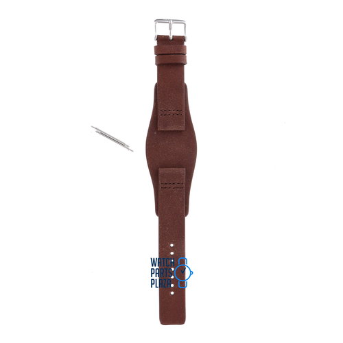 Fossil Fossil JR8339 Watch Band Brown Leather 20 mm