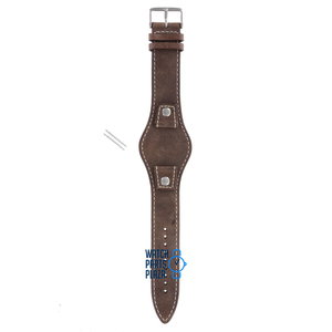 Fossil Fossil JR8381 Watch Band Brown Leather 18 mm
