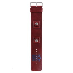 Fossil Fossil JR8576 BAW Watch Band Red Leather 20 mm