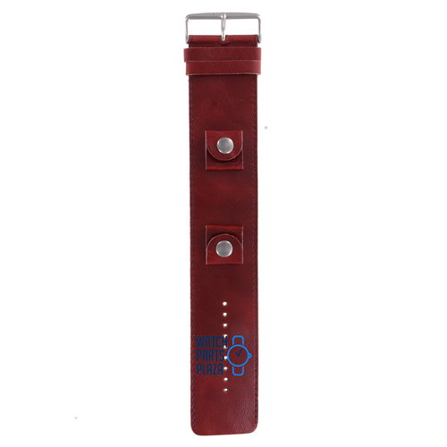 Fossil Fossil JR8576 BAW Watch Band Red Leather 20 mm