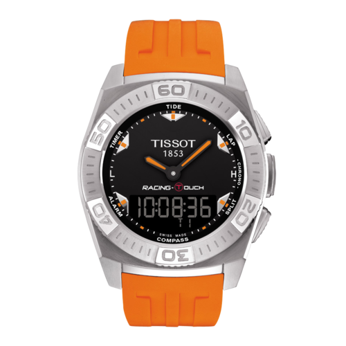 Tissot Tissot T002520A Horlogeband Oranje Siliconen 23 mm