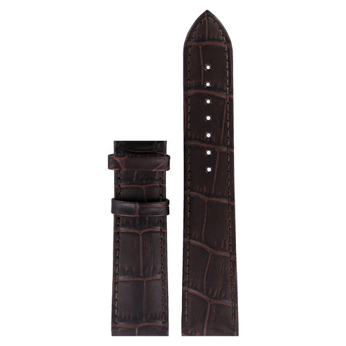 Tissot Tissot T063428A, T063610A, T063907A & T019430A XL Watch Band Dark Brown Leather 20 mm