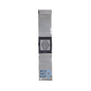 Philippe Starck Philippe Starck PH5008 Horlogeband Grijs Roestvrijstaal 27 mm