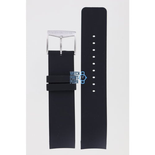 Michael Kors Michael Kors MK8040 & MK8409 Horlogeband Zwart Siliconen 22 mm