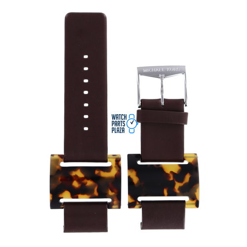 Michael Kors Michael Kors MK4002 Watch Band Brown Leather 22 mm