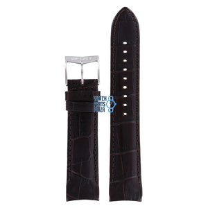 Michael Kors Michael Kors MK8028 Watch Band Dark Brown Leather 22 mm