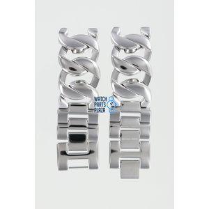 Michael Kors Michael Kors MK3023 Watch Band Grey Stainless Steel 19 mm