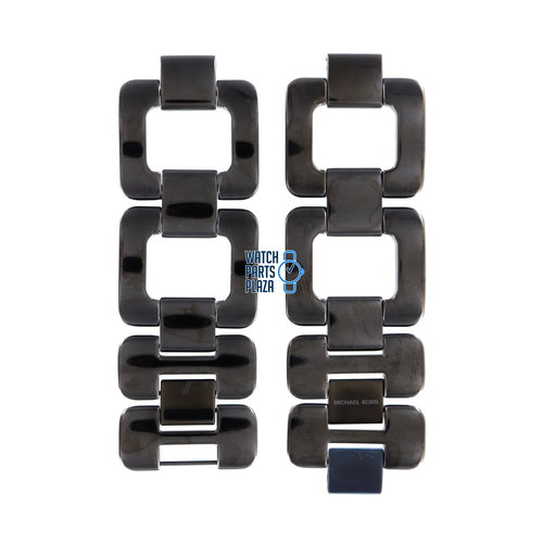 Michael Kors Michael Kors MK3067 Watch Band Black Stainless Steel 30 mm