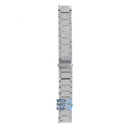 Michael Kors Michael Kors MK5060 Watch Band Grey Stainless Steel 18 mm