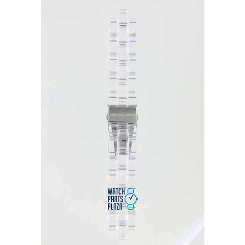 Michael Kors Michael Kors MK5235 Watch Band Transparent Plastic 22 mm