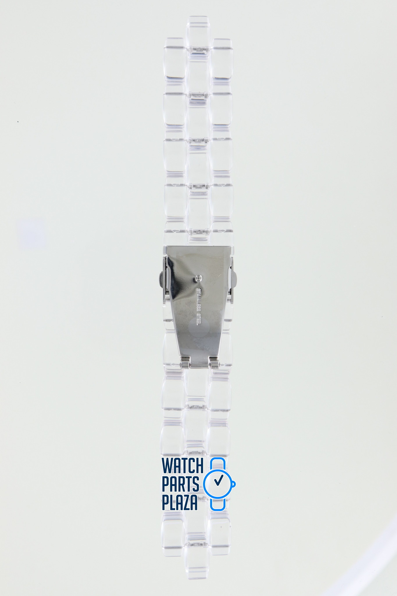 Michael Kors MK5235 Watch Band Transparent Plastic 22 mm - WatchPlaza