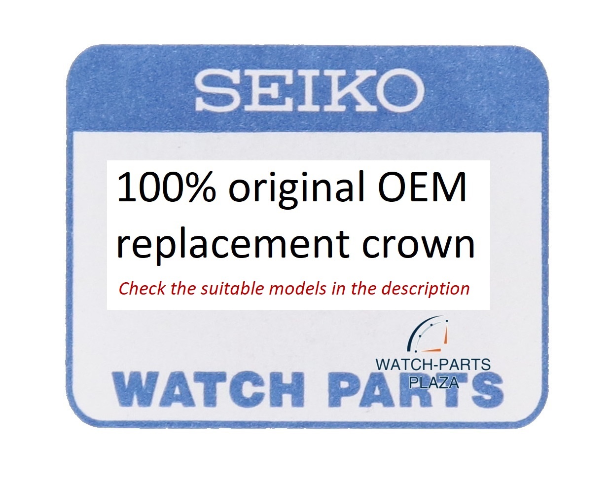 Crown for Seiko 6R15-00C0 / 6R15-00C1 / 6R15-00A0 - SARB007, SARB009 -  WatchPlaza