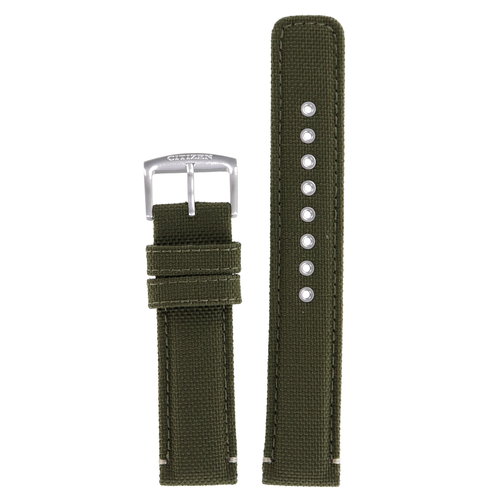 Citizen Citizen AW5005-21Y Military - J810-S109761 Horlogeband Groen Textiel 20 mm